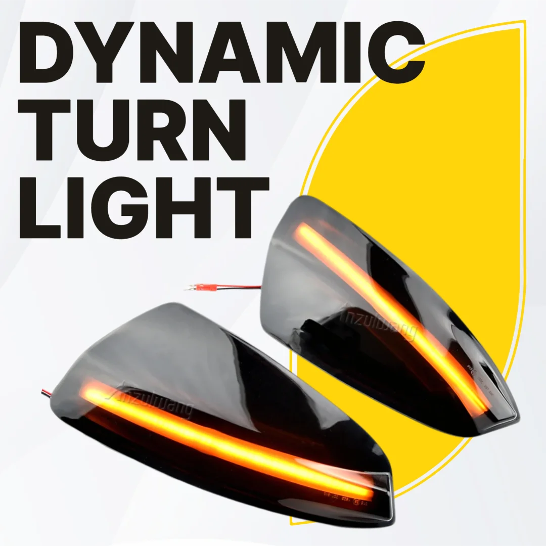 LED Dynamic Turn Signal Lights fit for Mercedes-Benz ML Class W164 ML300 ML500 ML550 ML320 C-Class W204 Universal Fit Upgrade