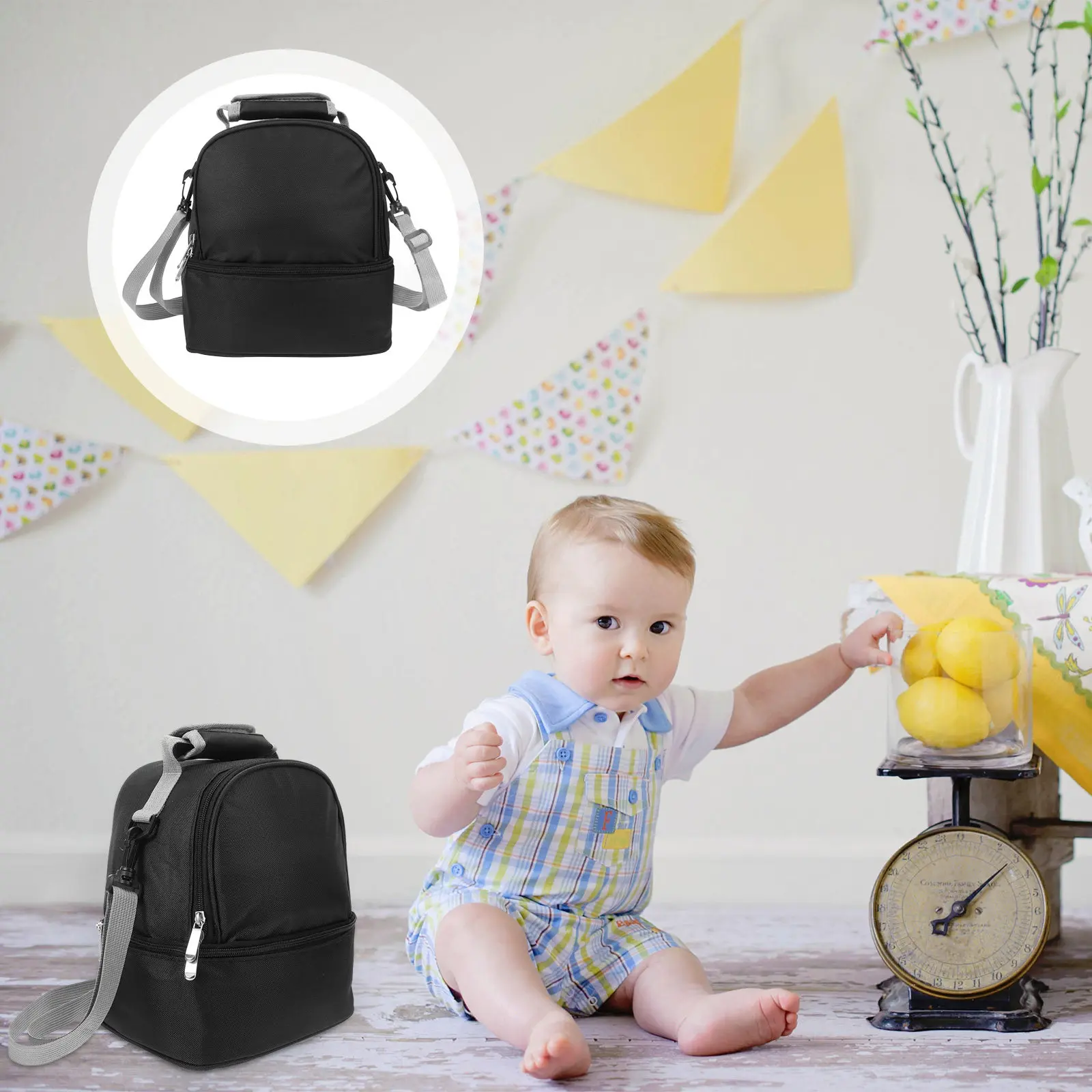 

Portable Insulated Baby Bottle Thermal Bag for Breast Milk Storage Keeps Cold Or Warm 6-12 Hours Leakproof Nursing Pouch Back to