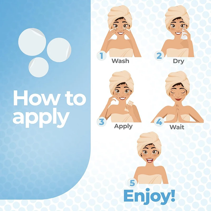 360 STKS Ronde Transparante Acne Patch Huidverzorging Sticker Make-up Tool