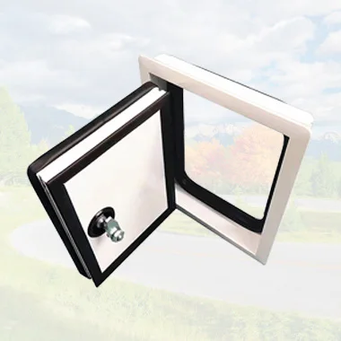 600X600mm Trailer Aluminum Alloy caravan Access Door Right Angle Hatch Door Rv Door