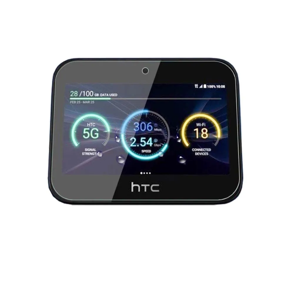 Protecteur d'écran 9H pour HTC 5G Hub, Film en verre trempé, résistant aux rayures, Premium