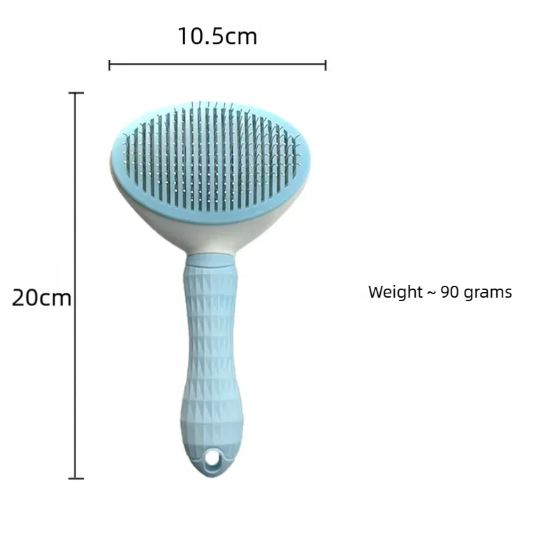 فرشاة إزالة شعر الكلاب، مشط للعناية بشعر القطط والكلاب للشعر الطويل، فرشاة تنظيف الشعر للحيوانات الأليفة، مستلزمات الكلاب