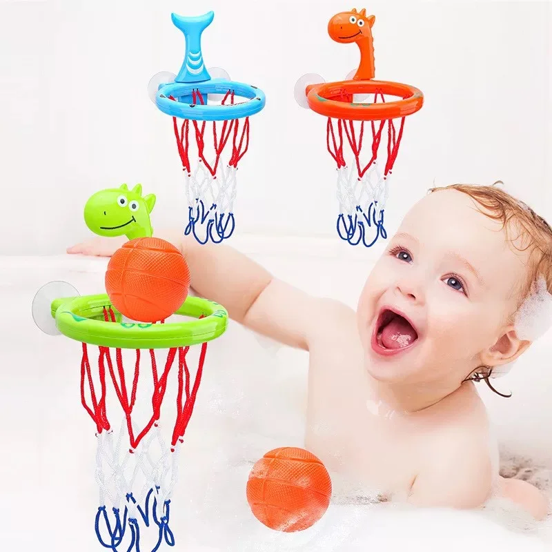 

Indoor Basketball Hoop With Animal Theme For Young Children Children's Bath Toy Set Baby Parent-child Interactive Fun Game
