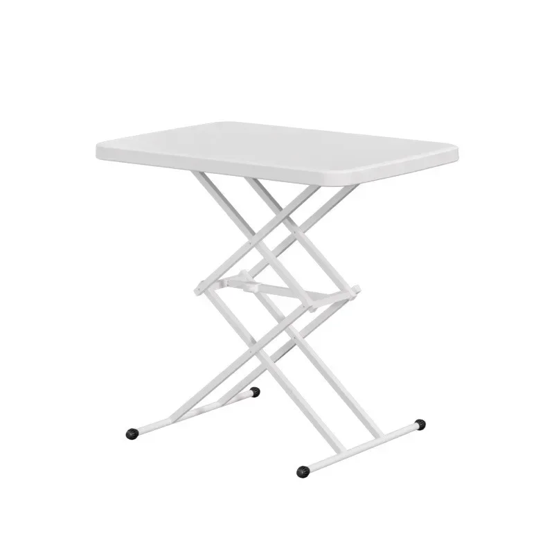 Liftable folding table, simple dining  portable computer table, small dormitory study table, multifunctional bedside table