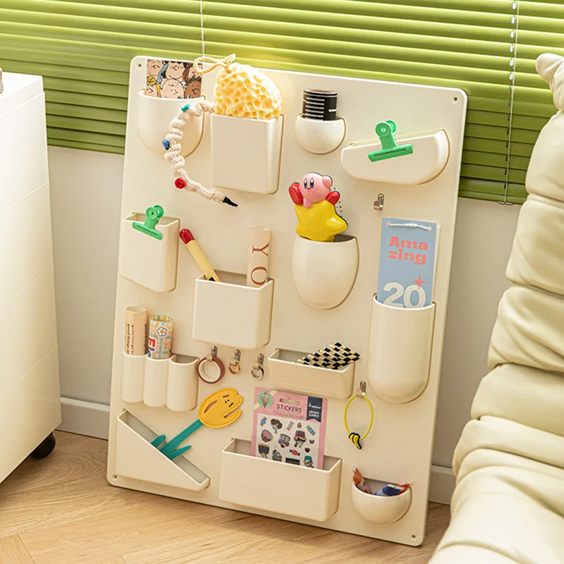 Wind wall storage rack, desktop storage pen insert, Nordic door entrance creative wall decoration