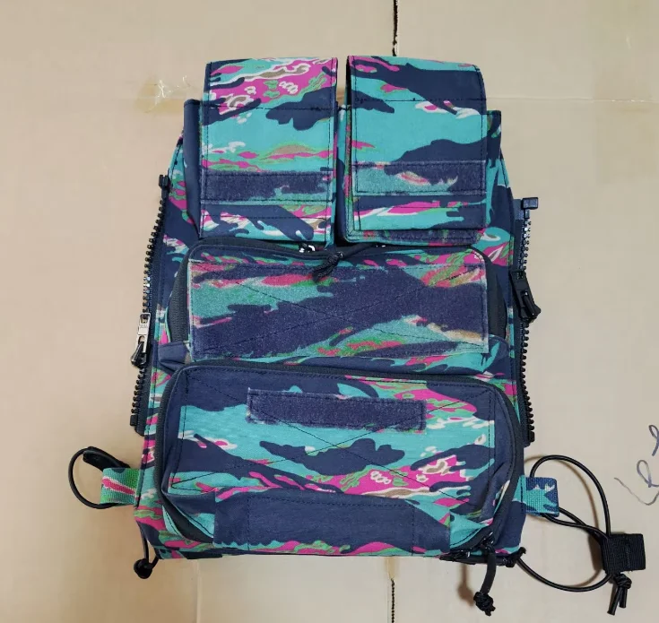 US Miami Tiger Tabby Camoulage Vest Back Panel Bag For Avs Jpc