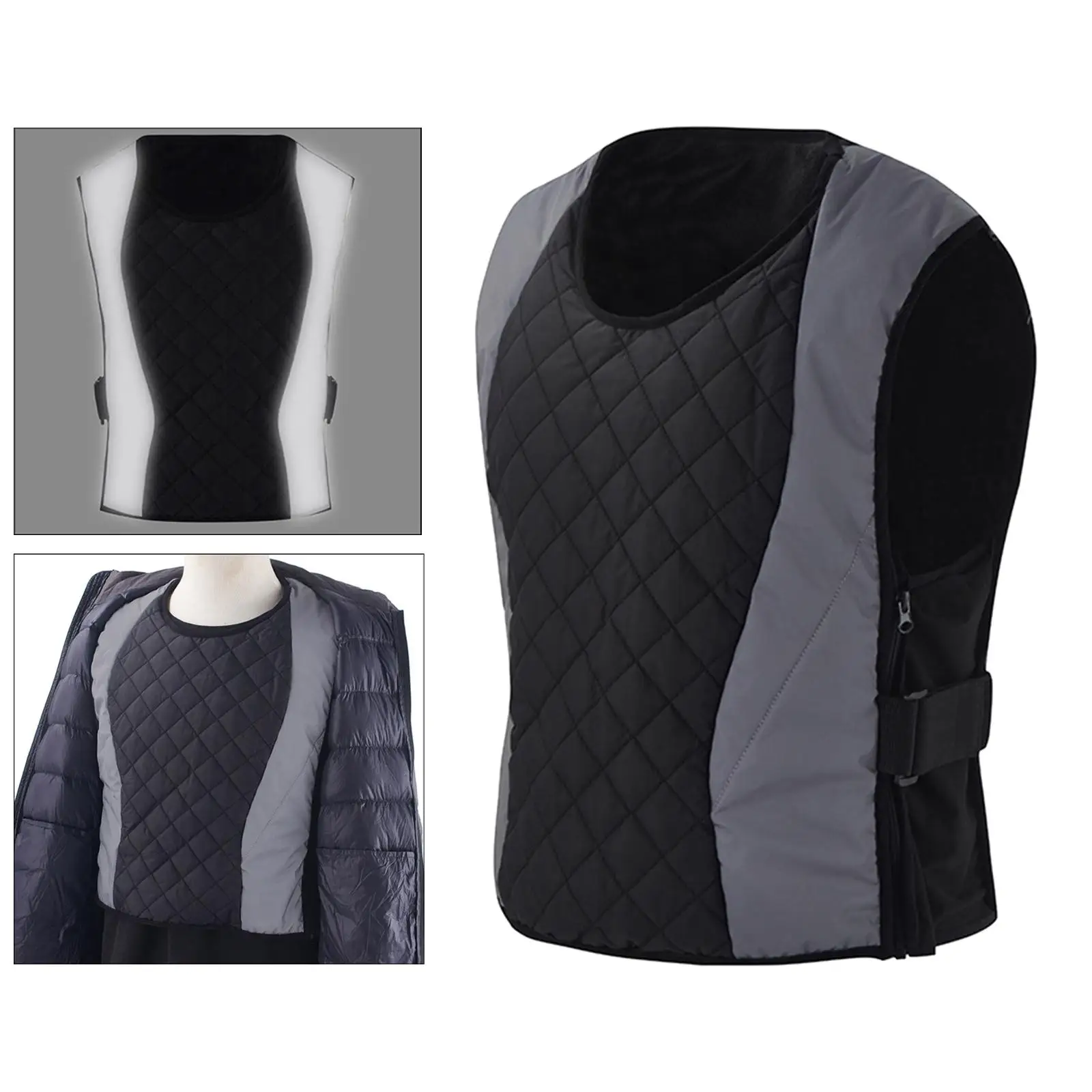 Vest Warm Adjustable Breathable Outerwear Waterproof for Cycling Bike Unisex