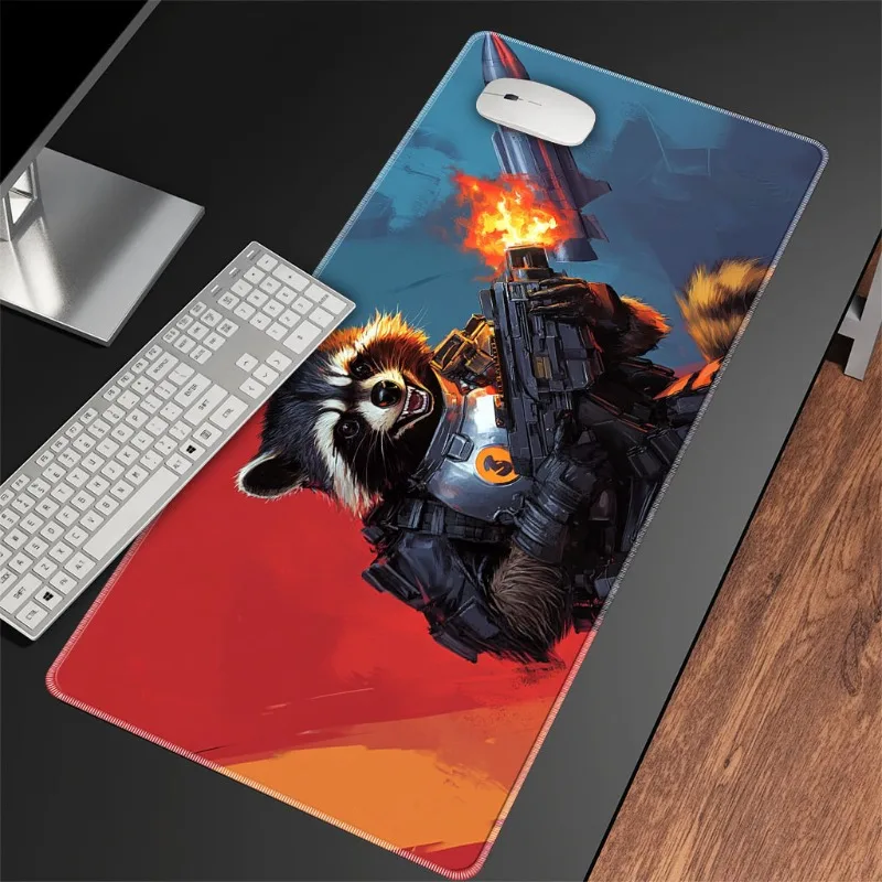 Within Reach! This Universe Mouse Pad Featuring Rocket Raccoon Is Perfect for Gamers And Makes a Great Gift for Search And Rescu