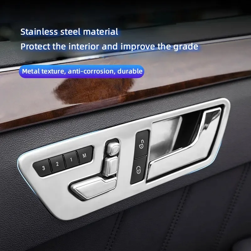 

Car Inner Door Bowl Handle Patch Panel Frame Window Lift Seat Adjustment Memory Button For Mercedes Benz E Class W212 2009-2015