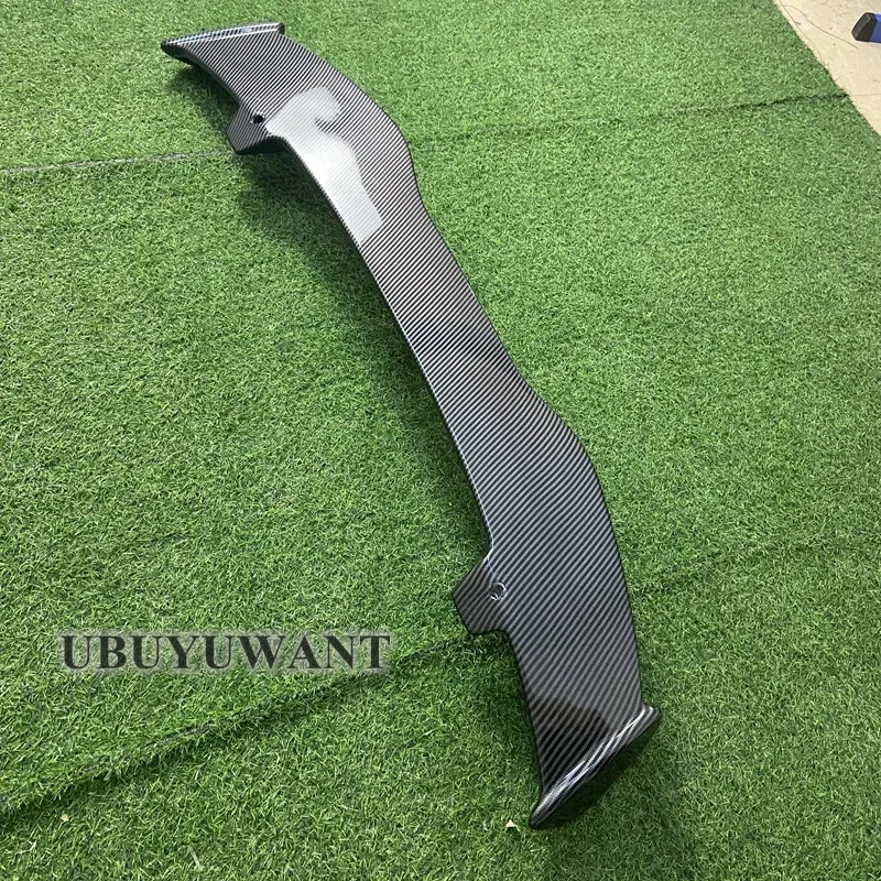 Car Rear Roof Spoiler For Renault Clio MK5 MK4 MK3 Clio 5 4 3 ABS Glossy Black / Carbon Look Top Wing Trunk Tail Decoration