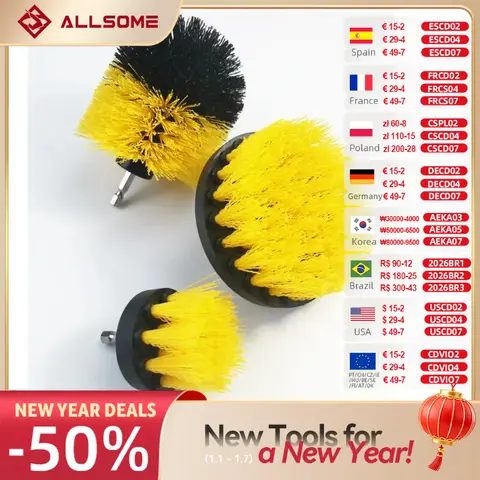 Power Scrubber Brush for Bathroom Allsome