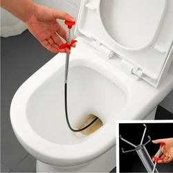 Kitchen Sink Cleaning Pipe Plunger and Sinks Sewer Toilet Unclogging With Grab Handle Factory Supply Four-jaw Pickup Unblocker