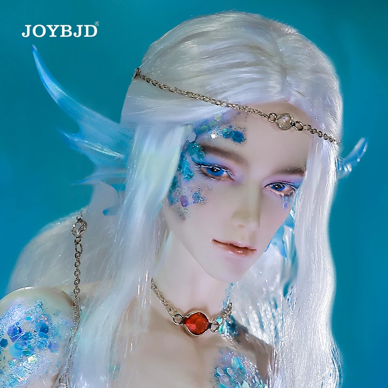 Joybjd 1/4 Hanyun Bjd Doll Full Set A Fishtail Magic Fantasy Sea Style Mermaid Resin Toy Son of The Sea