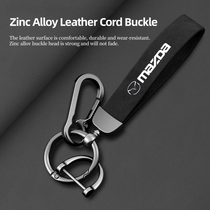 

Key Ring Car Keychain Custom Car Emblem Gift For Mazda 5 6 CX3 2 MX5 MS CX9 MP Demio GJI GH CX5CX7 BK GL MX3 3 Axela Atenza CX30