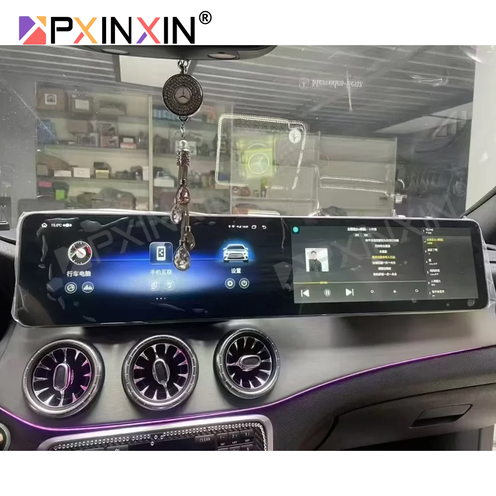 

Автомобильный радиоприемник Android 13, навигация для Mercedes Benz GLA CLA A Class 2013-2018, мультимедийный плеер с двойным экраном, головное устройство CarPlay