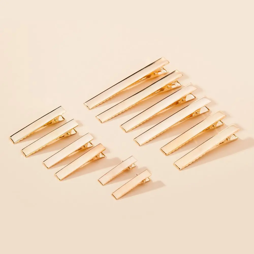 

50PCS New Metal Hair Alligator Clips Gold Silver DIY Jewelry Hairpins Iron Hair Clips Headwear Hair Accessories