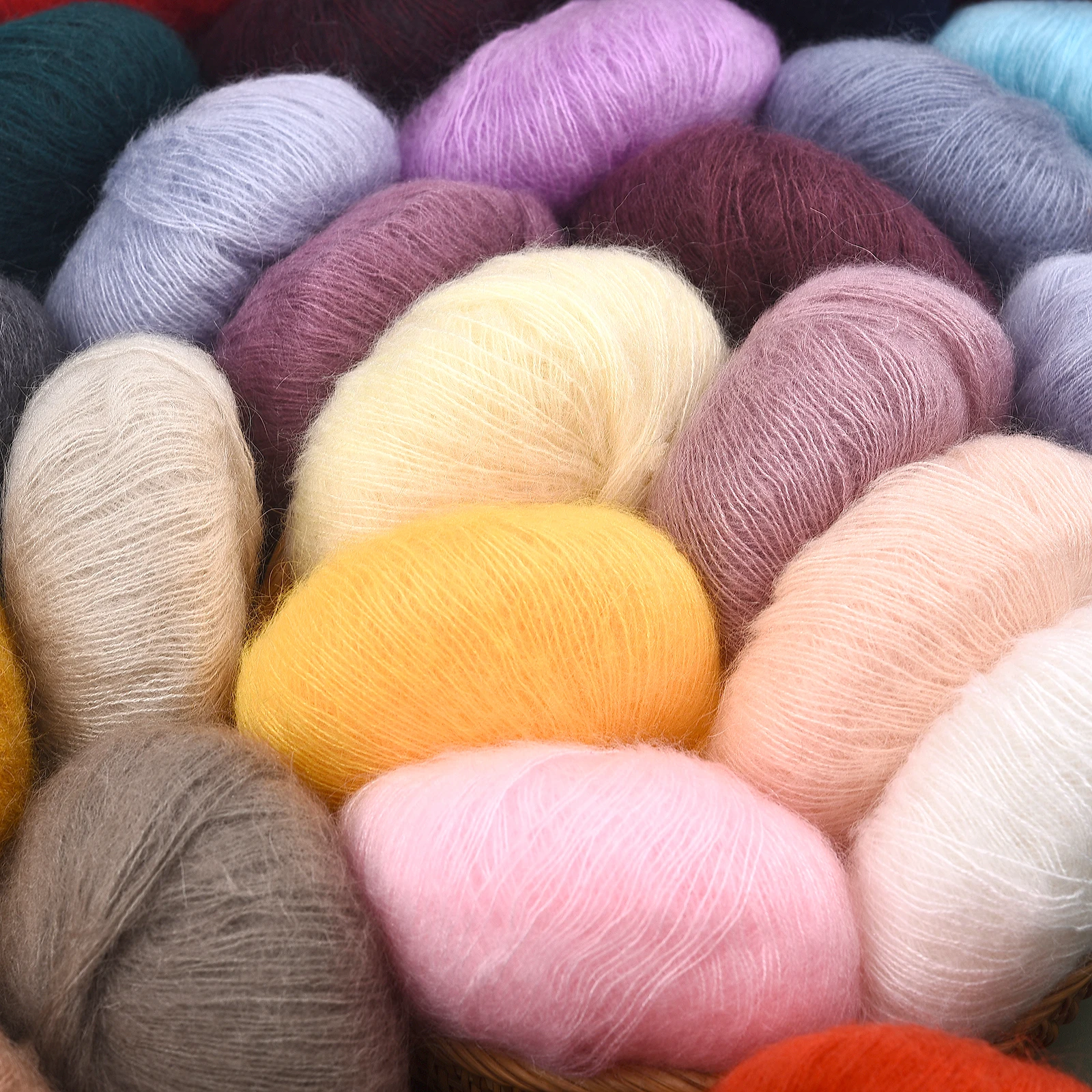 25g Mohair Yarn Extra Soft Warm Baby Wool Crochet Yarn for Hand Knitting Sweater Shawl Scarf DIY Material Supplies image 5