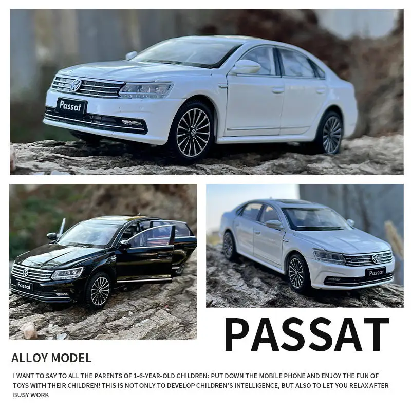 1:32 Volkswagens PASSAT Magotan Alloy Car Model Diecast Metal Toy Vehicles Car Model Sound Light Simulation Collection Gift