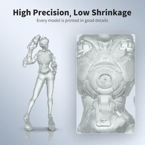 Anycúbico su yıkama 10kg 1kg plastik reçine 3d yazıcı makinesi su, yüksek doğruluk, düşük koku ve düşük viskoziteli 3d yazıcı için lcd ışık Düşük viskoziteli reçinede 6 büyük satış-no. 6