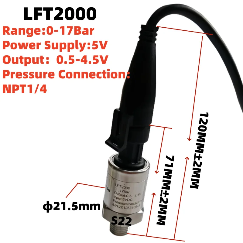 Variant: P 0-17 Bar NPT1-4
