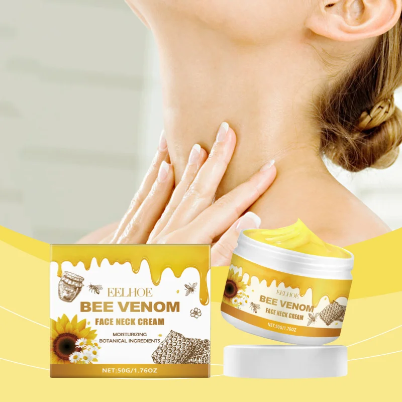 

Anti-Wrinkle Bee Venom Face & Neck Cream-Gentle Hydrating Moisturizer, Evens Tone, Reduces Fine Lines & Relieves Skin Discomfort