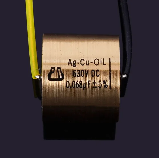 Copper Foil Capacitor 3.3uf 400v 600v High-end HIFI Audio DIY Grinder Crossover Coupling Capacitor