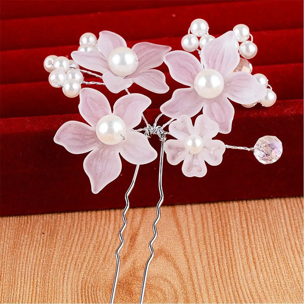Wedding Festival Hairpin Beautiful Accessories Hair Jewelry Bride Hairpin Hair Clip Flower Hairpin Headdress