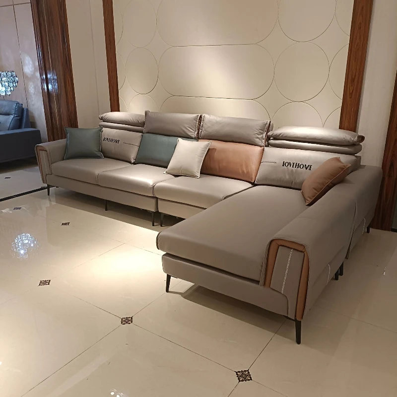 

SGF modern simple cat claw fabric sofa Italian corner combination sofa