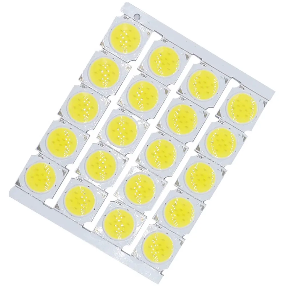 20pcs LED COB Chip 3W 5W 7W 10W 240-260mA  LED Light Source Bulb Aluminum Board LED Chip Light Lamp For LED SpotLight White