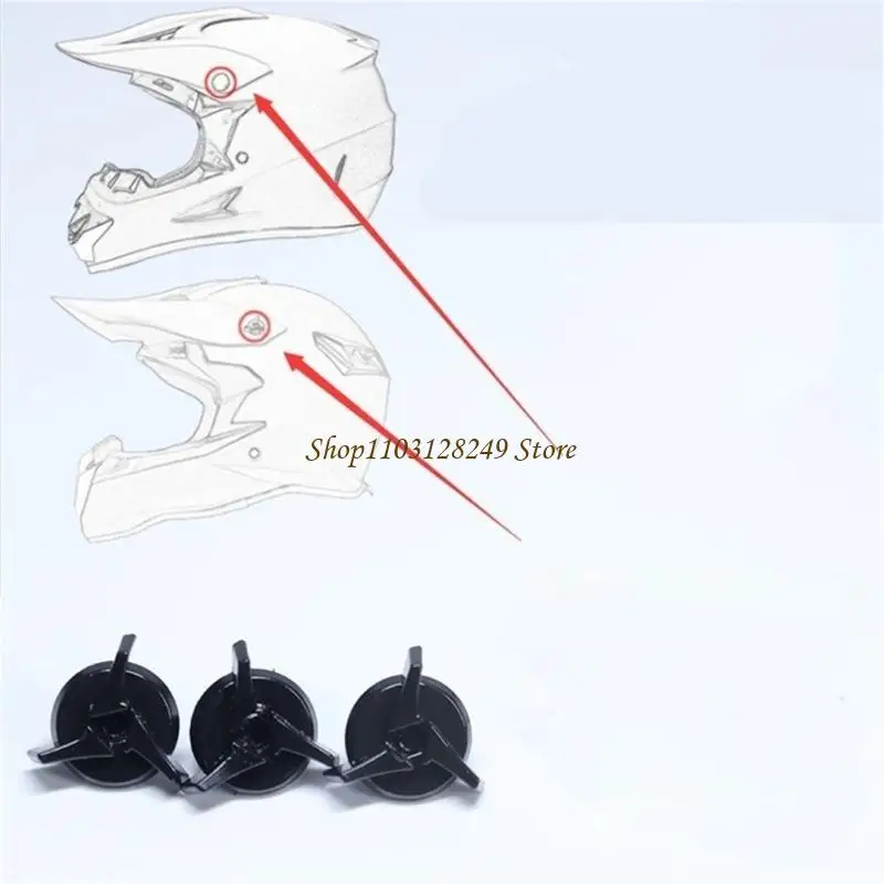 

N5KD Plastic Helmets Visors Fasteners Screws Repair Suitable for Motorbike Baseball Bike Helmets Easy Installation 5pcs/10pcs