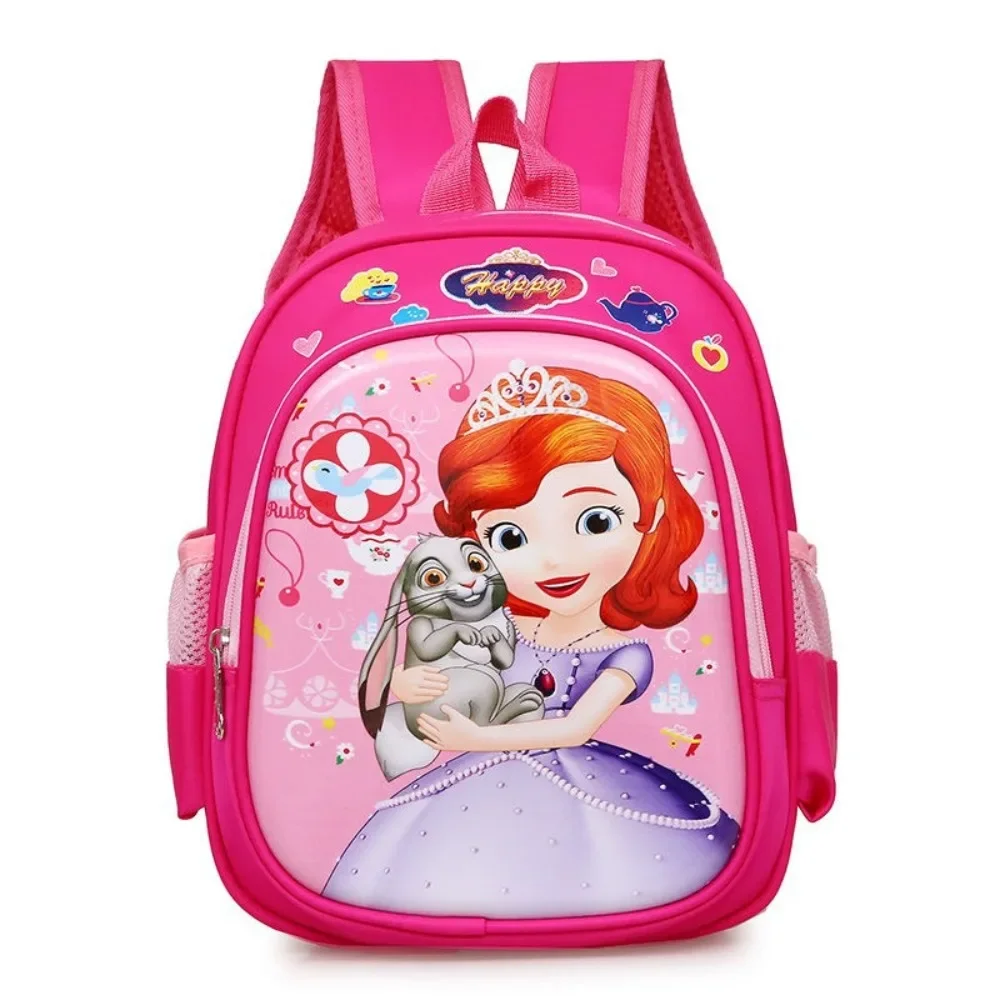 Popular 3D Cartoon Cute Princess Elsa Sofia Hero Spider Man Boys And Girls Can Use Exquisite Kindergarten Children's Backpacks