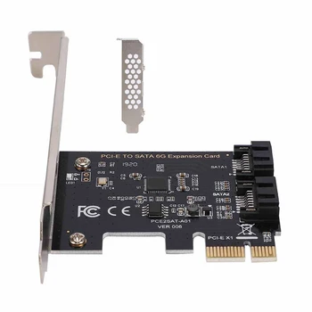 Tarjetas PCI‑E, Adaptador de Expansión PCI Express a SATA 3.0, 2 Puertos SATA III 6Gbps, Tarjeta PCI‑Express 1