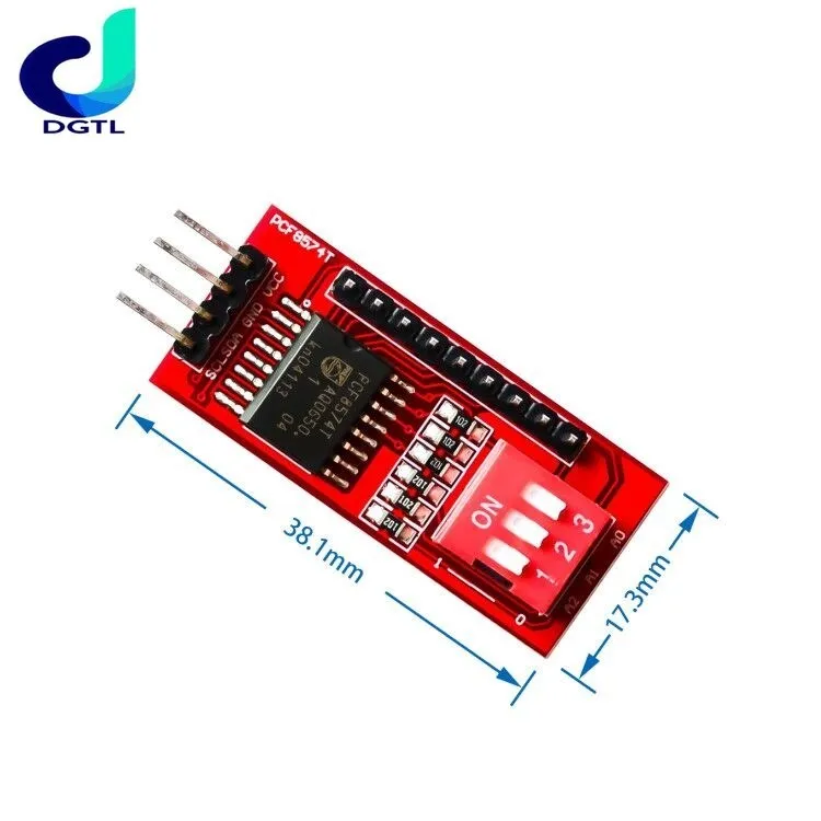 

For Arduino PCF8574T I/O for I2C Port Interface Support Cascading Extended Module