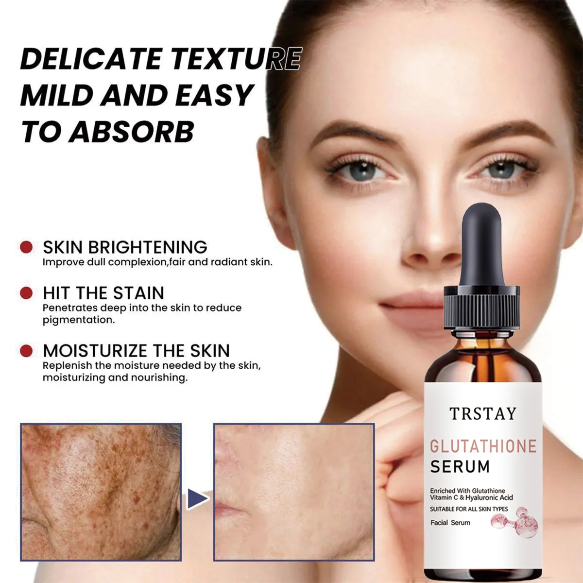 

Глютатионная эссенция, увлажняет кожу, освежает и не сушит