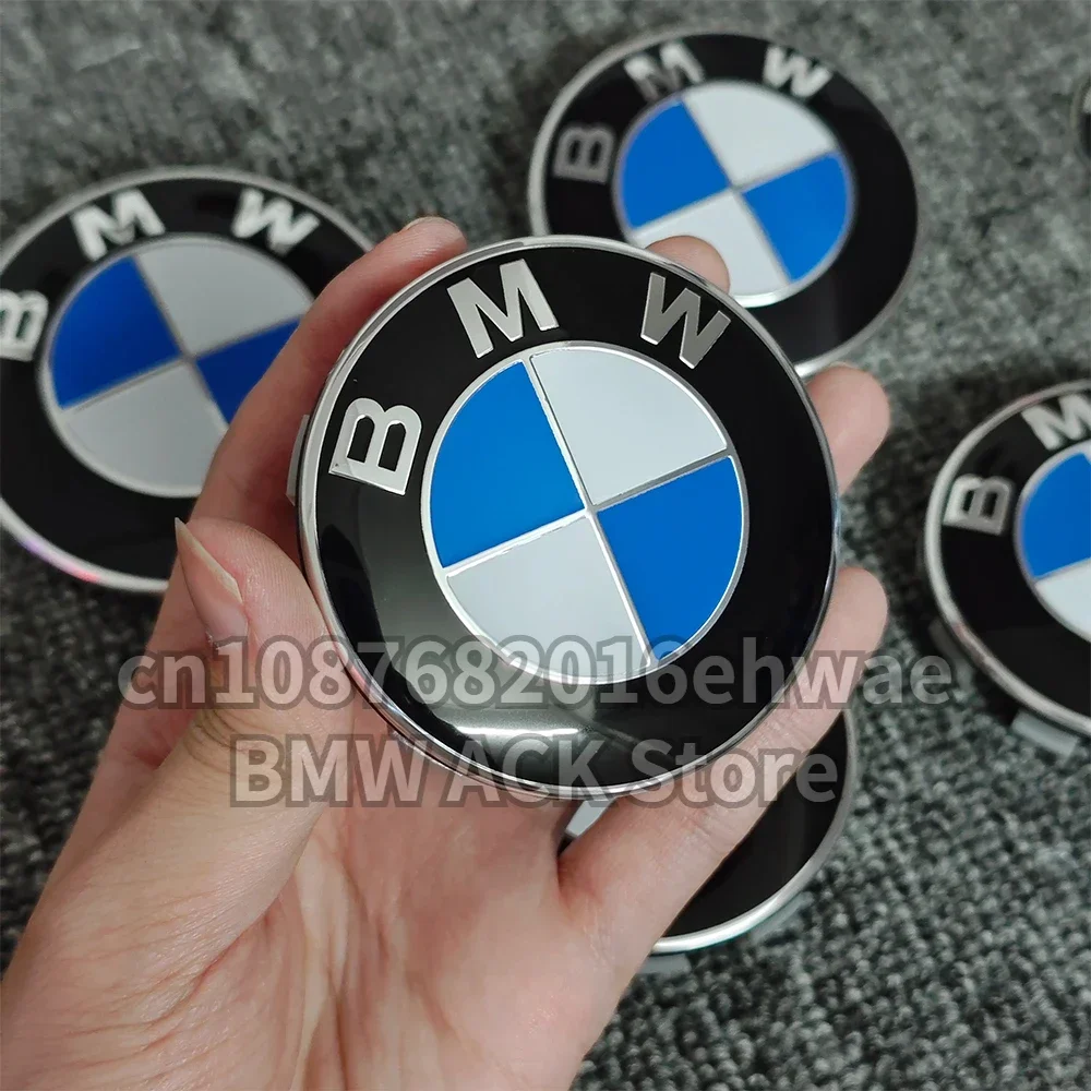 45/74/82mm/56mm/68mm Auto Car Styling Emblem Badge Front Rear Trunk Logo Steering Wheel Sticker Wheel Hub Caps for BMW Accessory