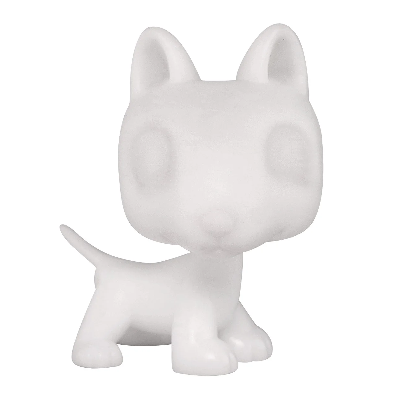DIY White Mold Bull Terrier Parent-child Interactive Toy Children's Activity Kit Cultivating Drawing and Manual Skills for LPS