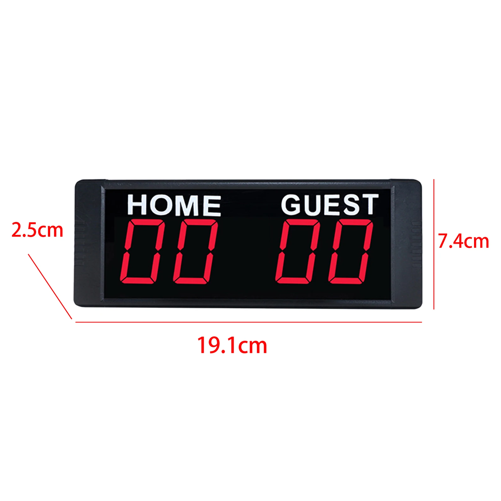 LED Magnetic Electronic Scoreboard Wall Mount with Remote for Tennis Score Keeper Shuffleboard Indoor Games Pong Competitive