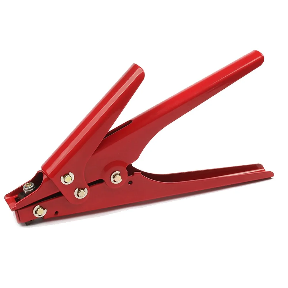 

Ergonomic Nylon Zip Tie Pliers Labor Saving Alloy Cable Tie Tool Quick Tighten Efficient Flush Cut Zip Tie Tool
