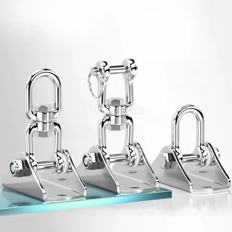 304 Stainless Steel Swing Hook Sandbag Lifting Ring Stainless Steel Hook Hanging Bed Fixing Tool Household Hardware Accessories