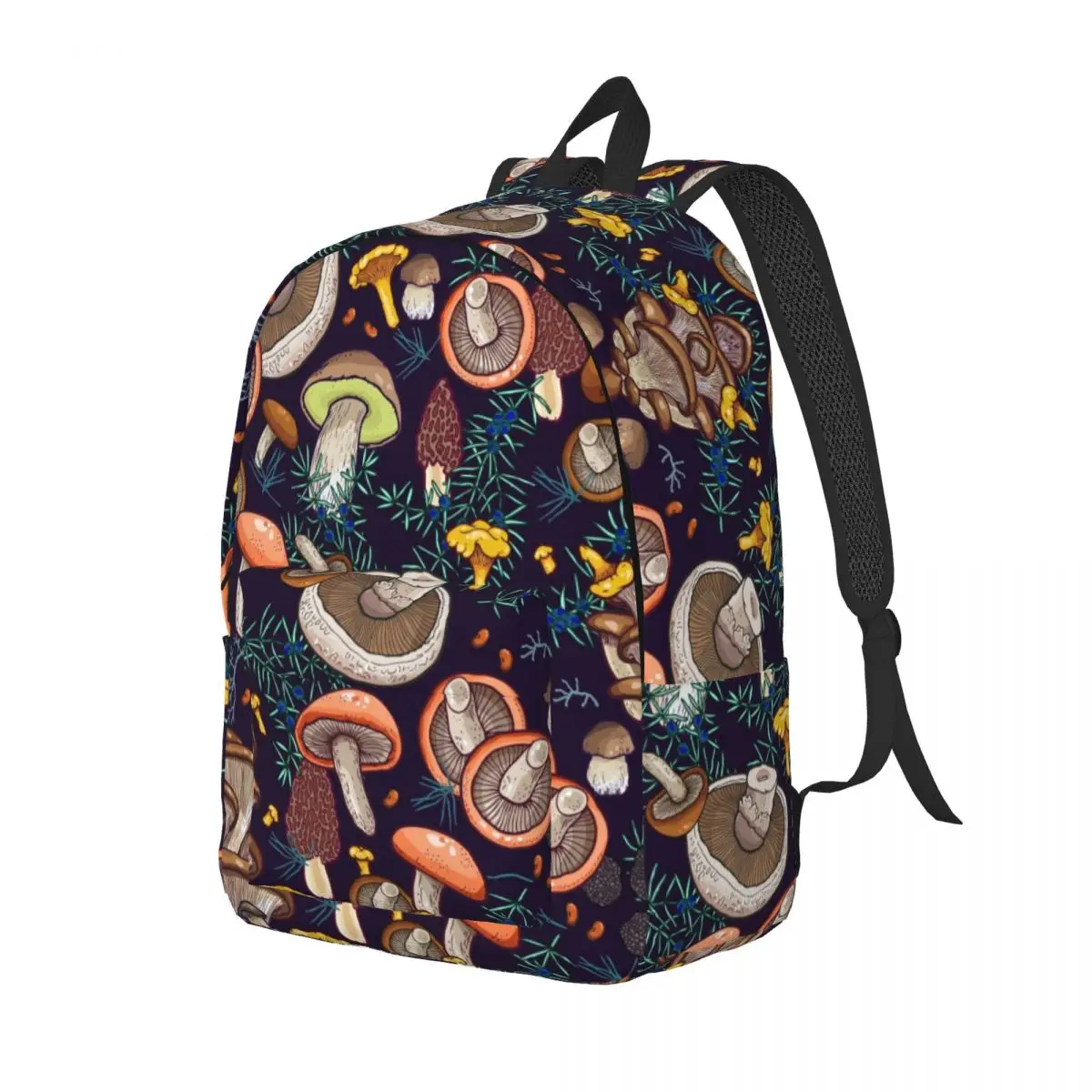 Dark Dream Forest Mushroom zaino elementare High College School Student Bookbag uomo donna Daypack Outdoor