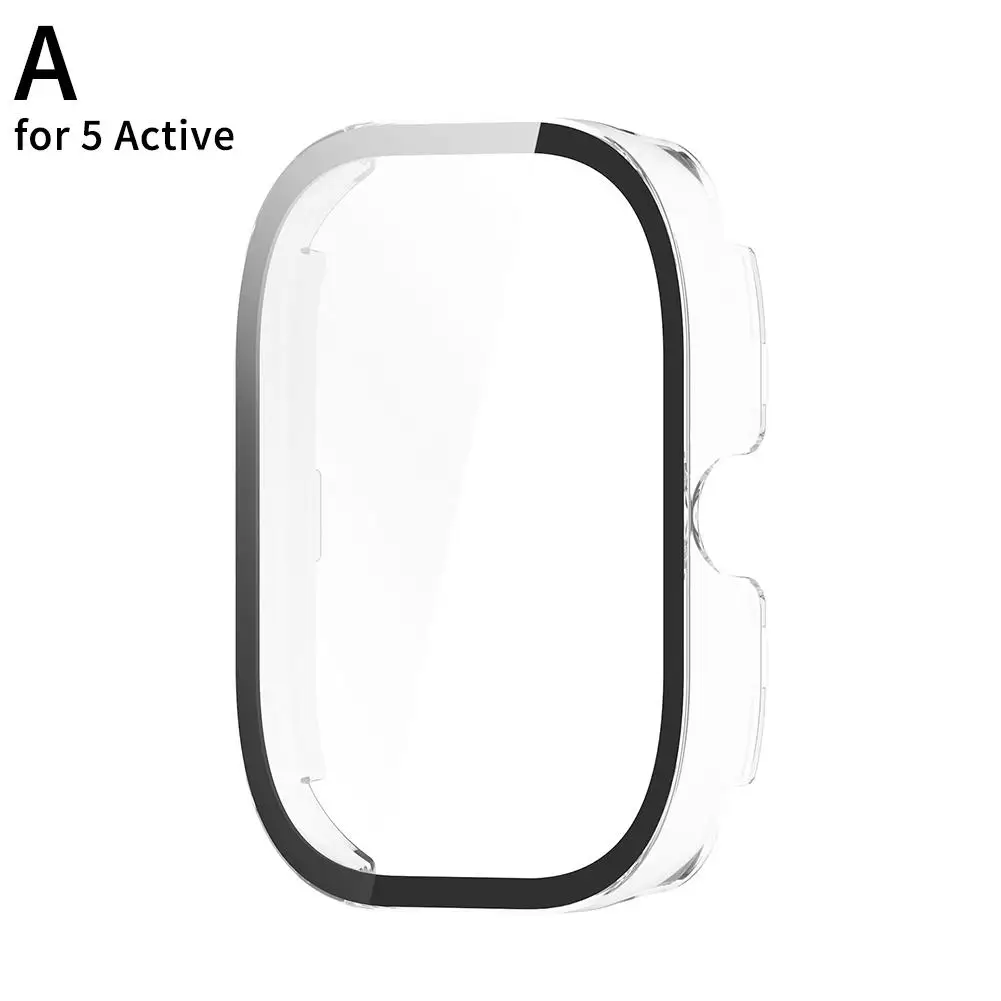 New Pc+tempered Protective Anti-scratch Full Coverage Screen Protector Hard Accessories Cover For Redmi Watch 5 H2m7