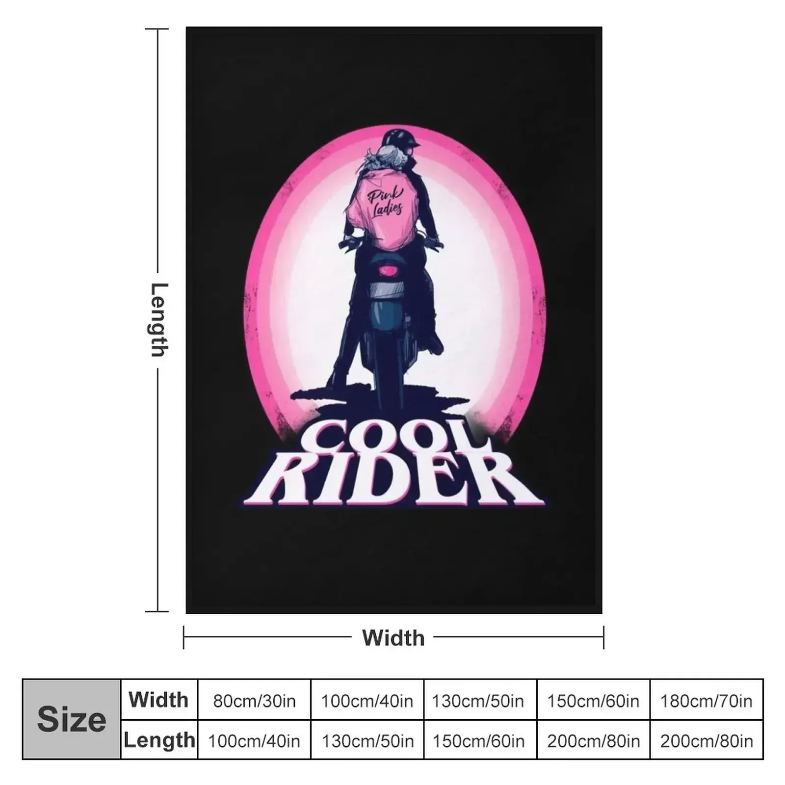 Cool Rider Throw Blanket Fashion Sofas Decorative Throw Large Tourist Blankets