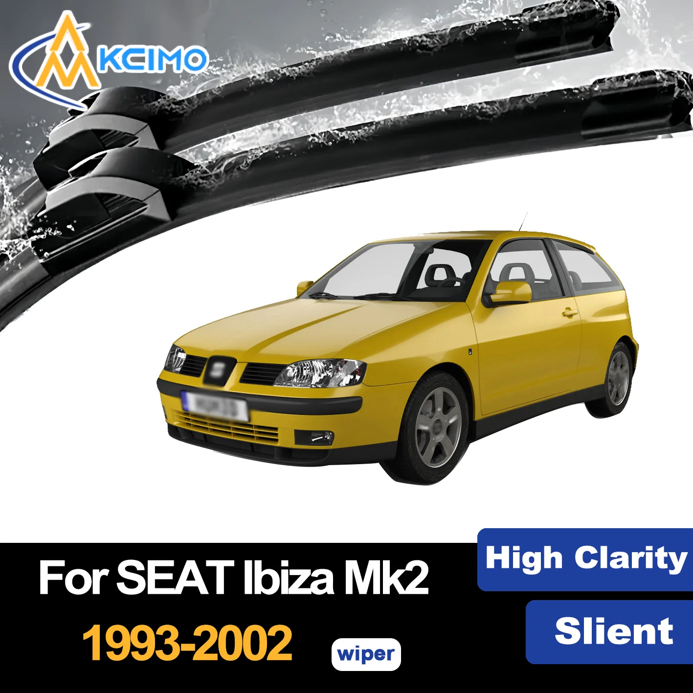 

For SEAT Ibiza Mk2 6K 1993–2002 1994 Volkswagen Polo Playa Front Wiper Blades Car Windscreen Windshield Window Wiper Accessories