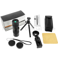 Metal 10-300X40 Zoom HD Powerful Binoculars Long Range Portable High Quality Professional Telescope Monocular For Hunting