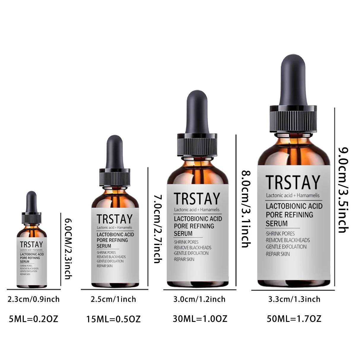 TRSTAY-Sulfose حمض بيونيك ، جوهر المسام الطبيعي ، يضيء لون البشرة ، يرطب ، يقلل التأخير ويشد البشرة