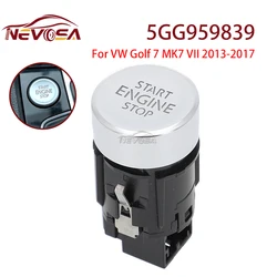 NEVOSA VW 골프 7 MK7 VII 5GG 959 839 골프 GTI e-골프 스포츠바겐 시동 정지 단추 엔진 점화 스위치, 5G959839