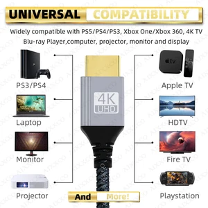 HDMI -Kabel kompatibel 2.0 4K 60 Hz Draht für Xiaomi Xbox PS5 PS4 Laptop 6 Hauptverkauf HDMI -Kabel 10 m - №3