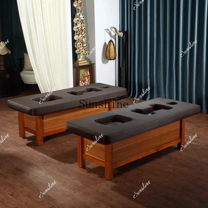 Beauty salon special fumigation massage physiotherapy traditional Chinese medicine moxibustion bed TF