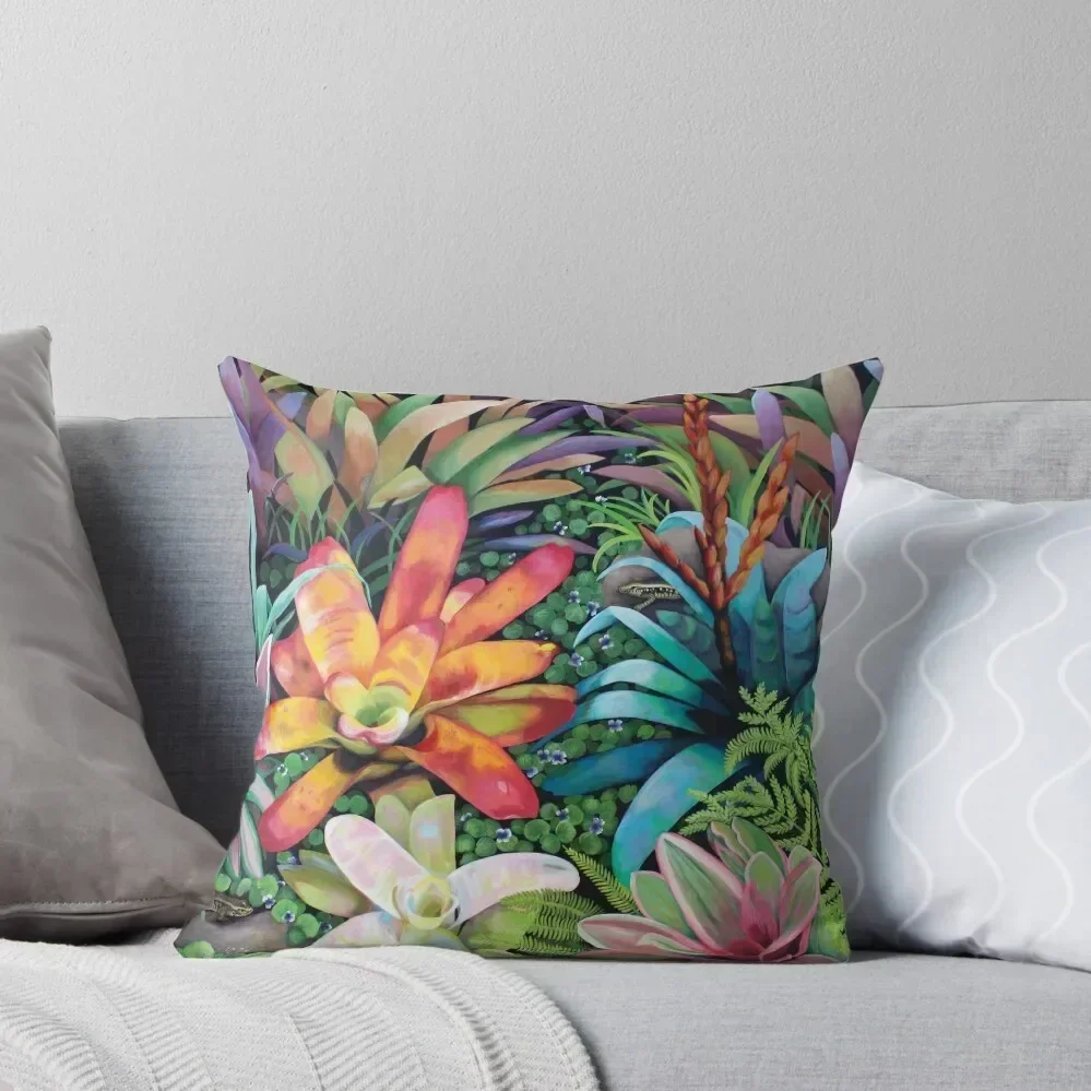 Bromeliad Rendevous Throw Pillow Pillowcases For Pillows sleeping pillows pillow