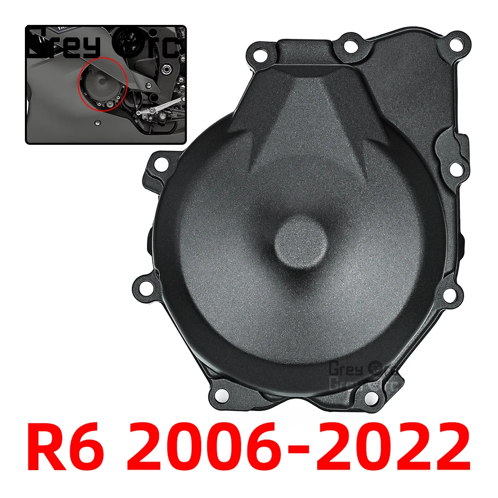 

For Yamaha YZF R6 2006-2022 Engine Stator Cover Motorcycle Accessories For YZF-R6 Crankcase Cover 2020 2021